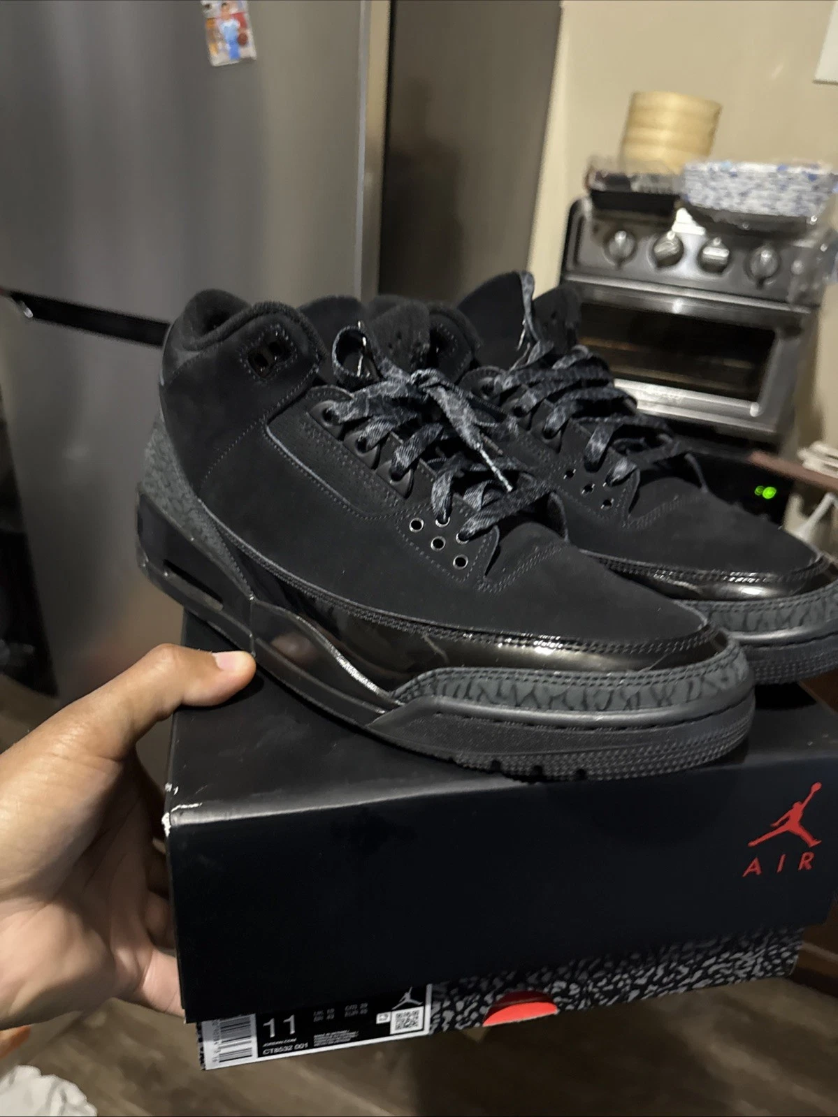 PK Air Jordan 3 Retro 'Black Cat' review Higer 01