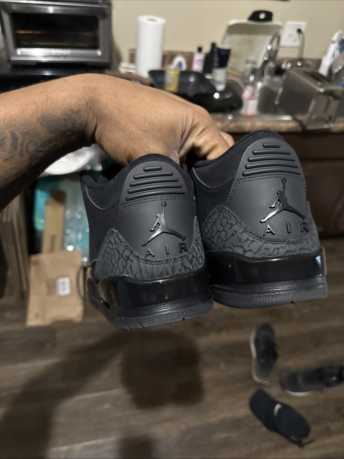 PK Air Jordan 3 Retro 'Black Cat' review Higer 02