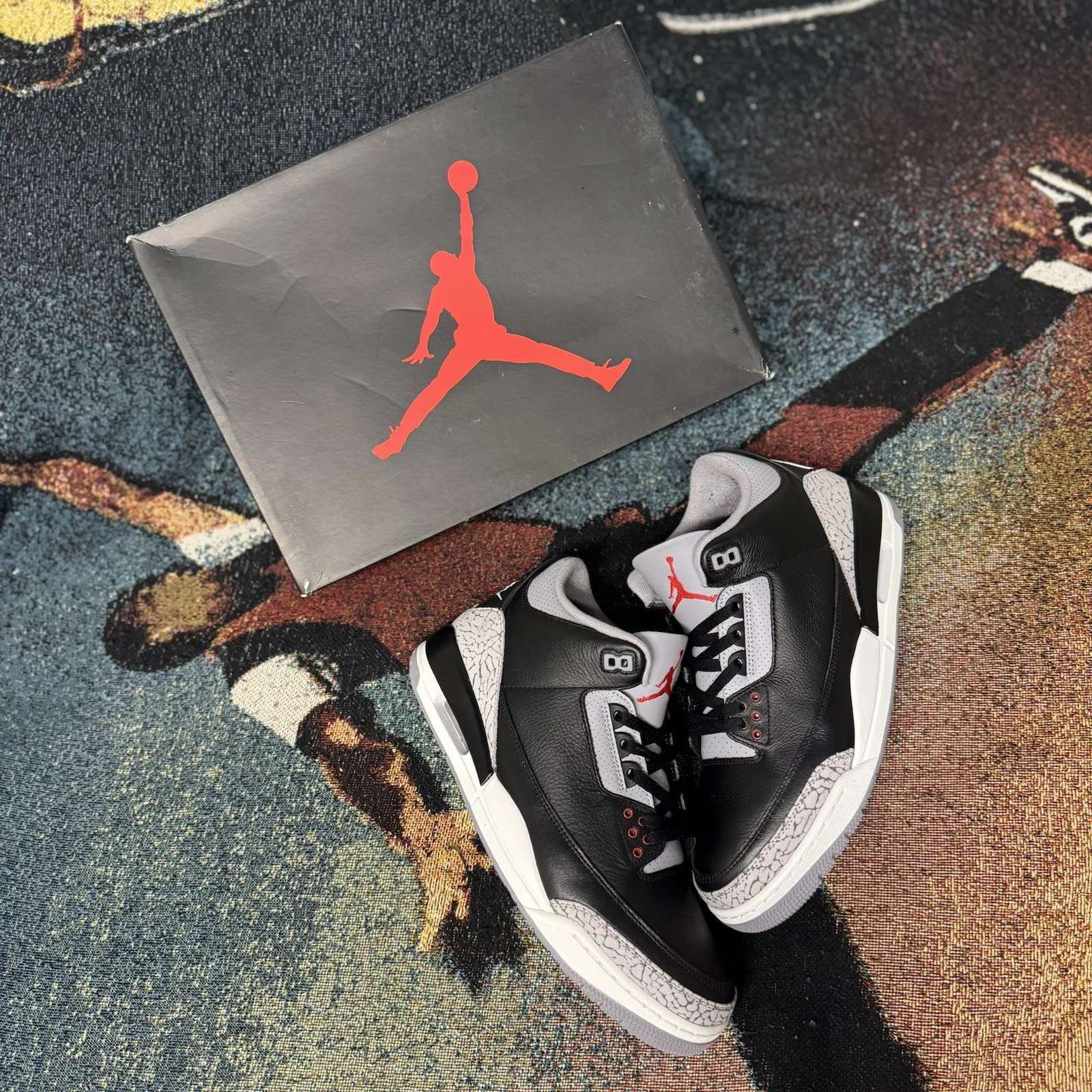 XH Air Jordan 3 Retro OG 'Black Cement' review Mate! 01