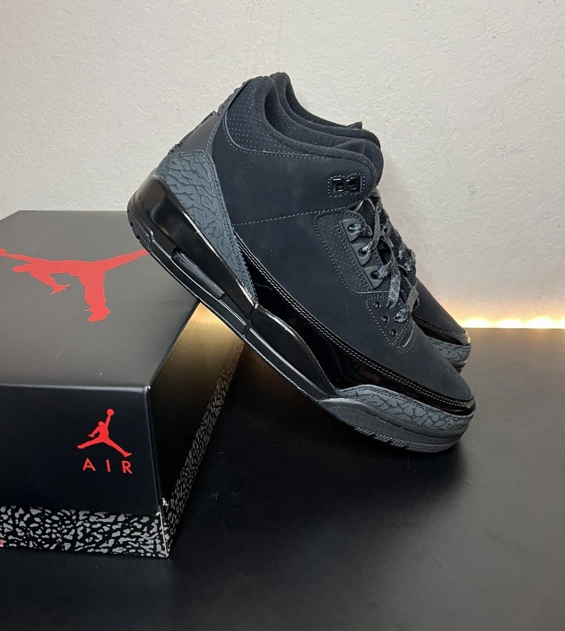 LS  Air Jordan 3 Retro 'Black Cat'  review Greeeeo 01