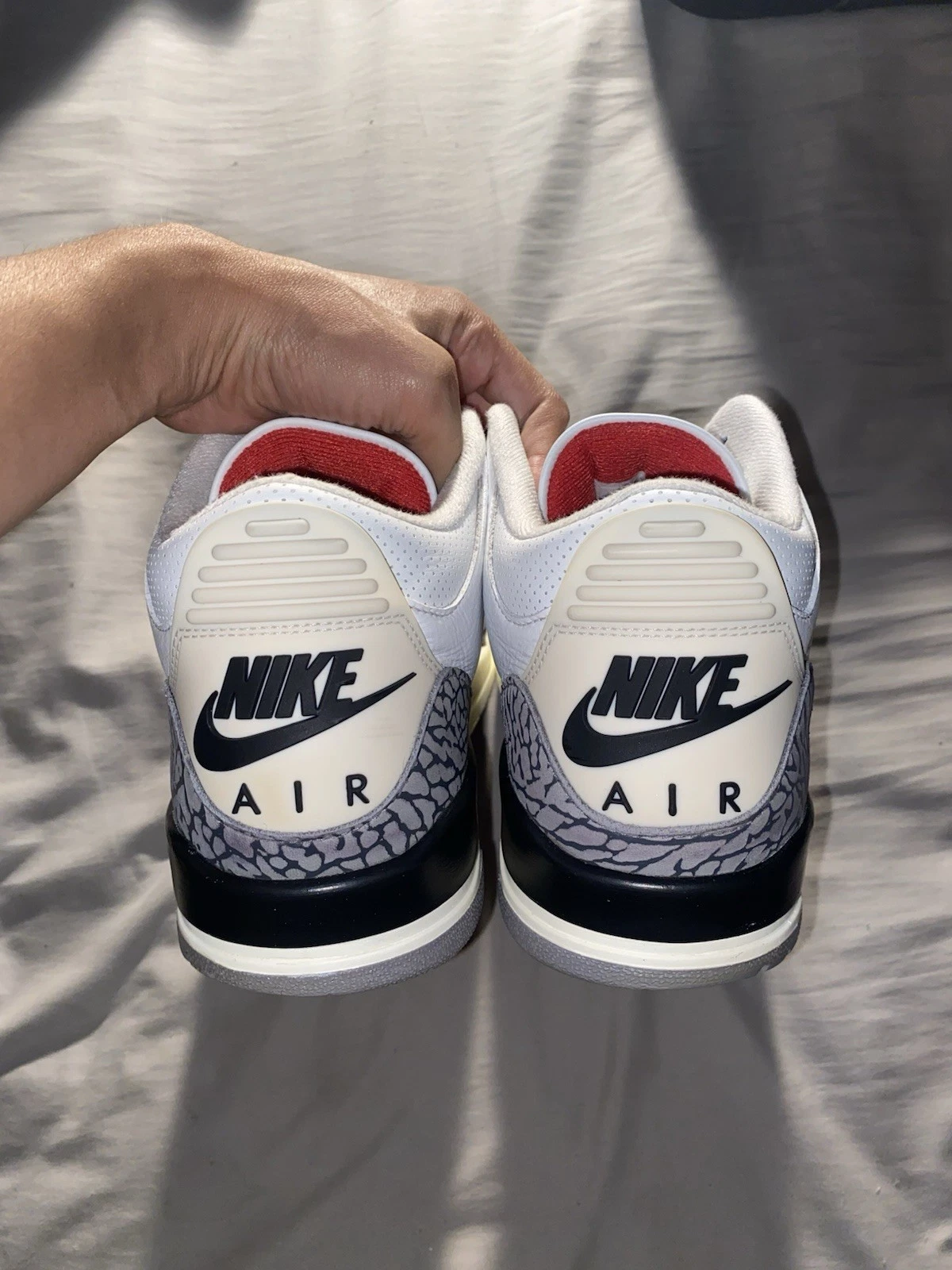 LS Air Jordan 3 “White Cement Reimagined  review Higher 01