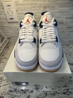 OG Batch Nike SB x Air Jordan 4 Retro SP Navy review King  02