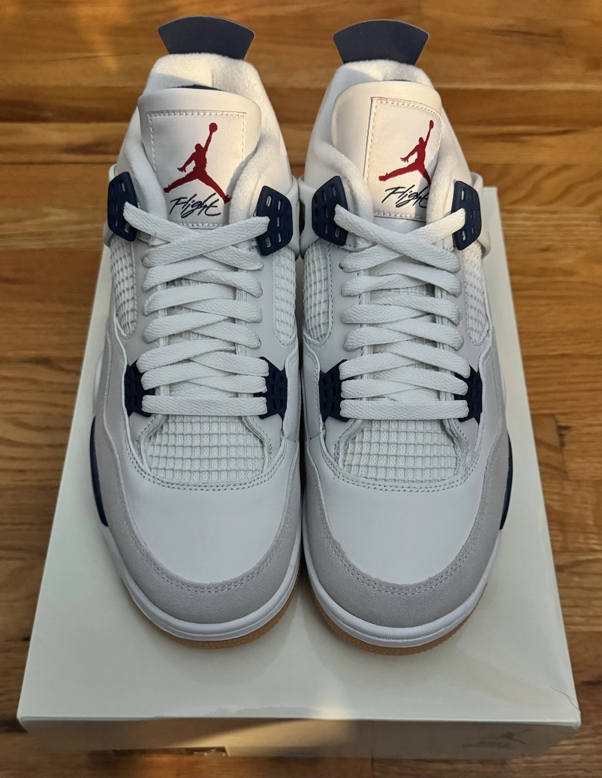 XH Nike SB x Air Jordan 4 Retro SP Navy review FlankEE 01