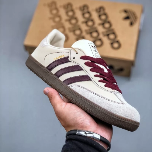 Originals Samba OG 'Wonder White Maroon' review 