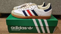 Sporty & Rich x Samba OG 'USA' review Higoer 02