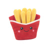 Dog Cat Sounding Toy Plush Burger,Fries,Shake Cup,Pizza Chewing Sound Toy