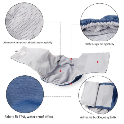 DOGLEMI Reusable Washable Dog Belly Band 02