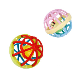 Cat Dog Ball Toy Cat Dog Chew Toys Cat Dog Sounding Toy Hollow Sounding Bite Abrasion Resistant Pet Bell Ball