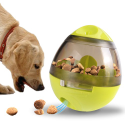 Dog Slow Food Toy Automatic Pet Slow Feeder Treat Tumbler Food Dispensing Ball Slow Feed Bowl Ball