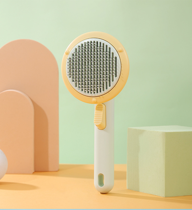 Cat Dog UFO Disc Massage Hair Removal Brush