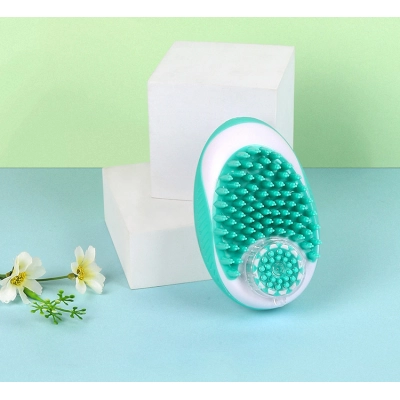 Cat Dog Multifunctional Silicone Massage Bath Brush 02