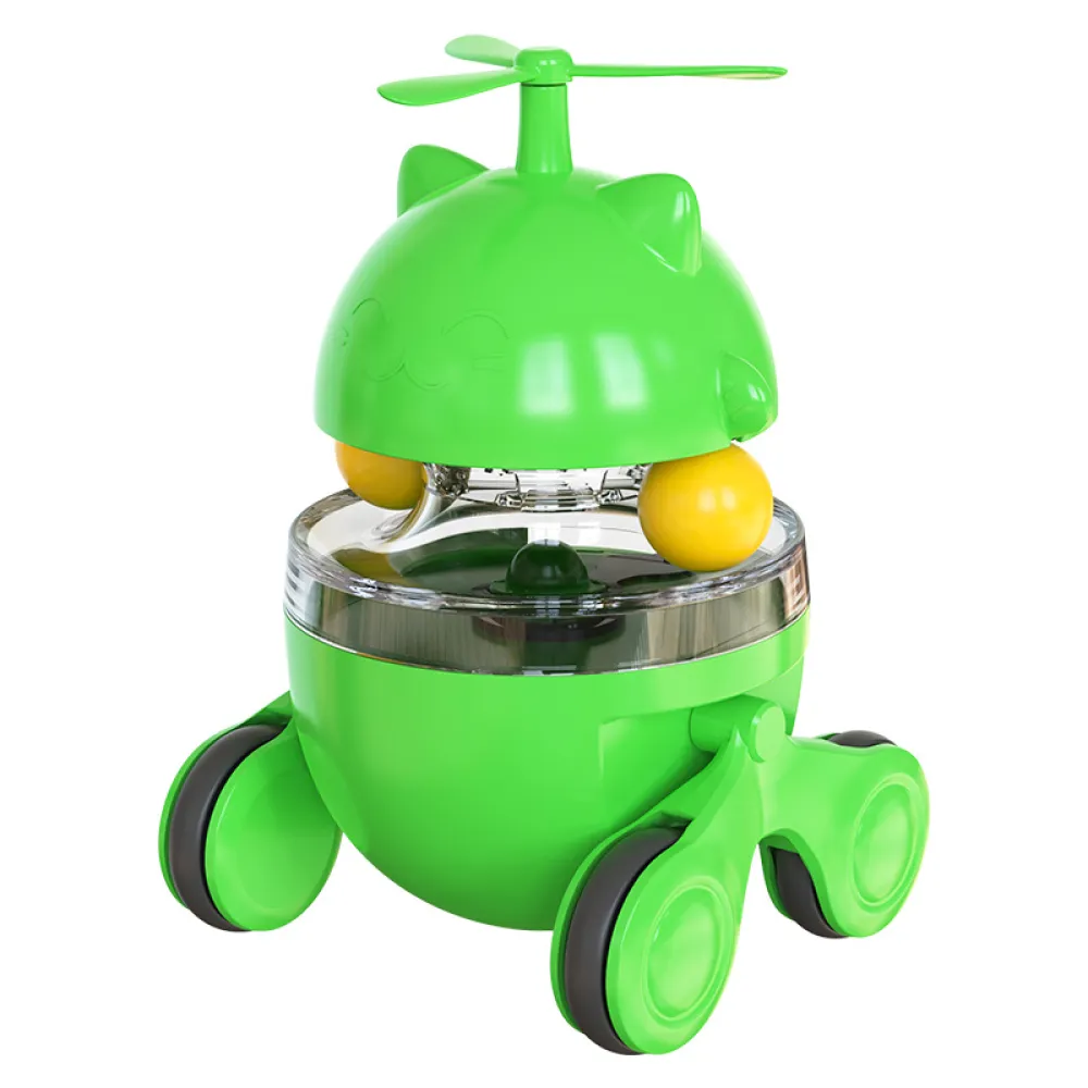 Cat Slow Food Toy Interactive Game Pet Food Tumbler Treat Dispenser Toy