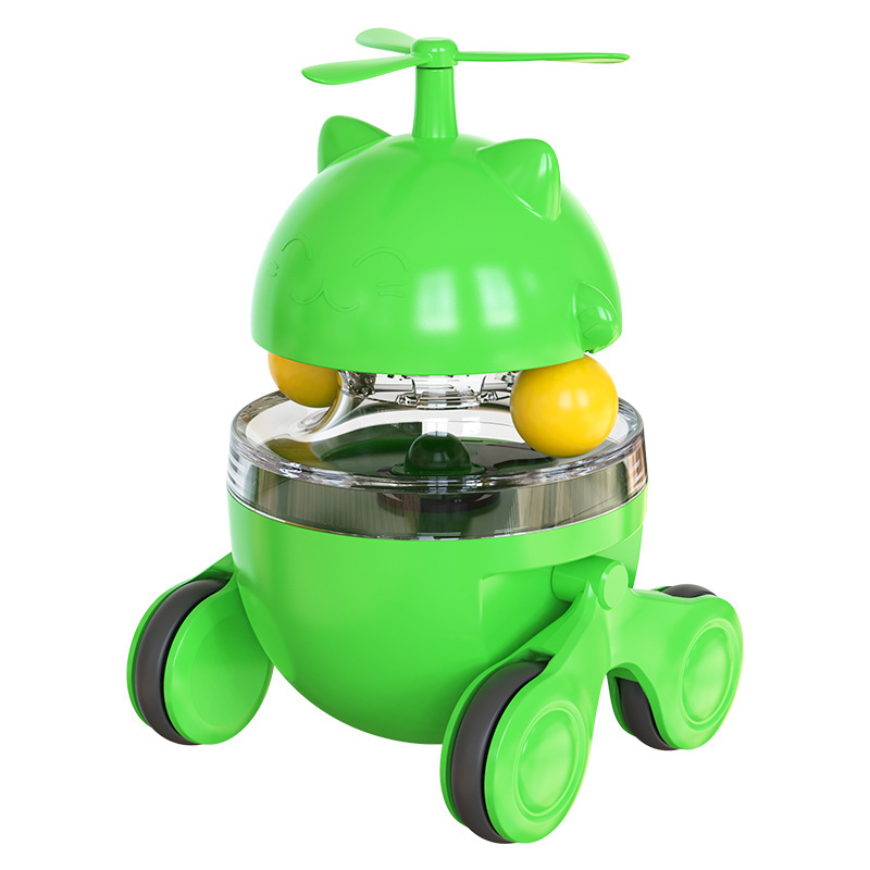 Cat Slow Food Toy Interactive Game Pet Food Tumbler Treat Dispenser Toy