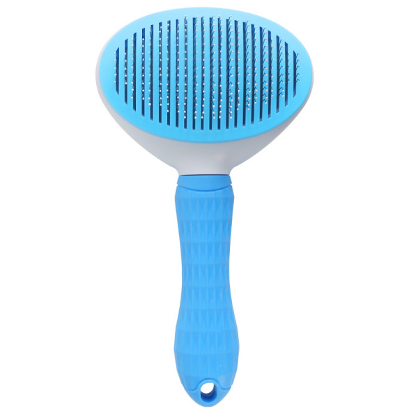 Cat Dog Self Cleaning Hair Removal Brush One Touch Automatic Hair Removal Massage Brush