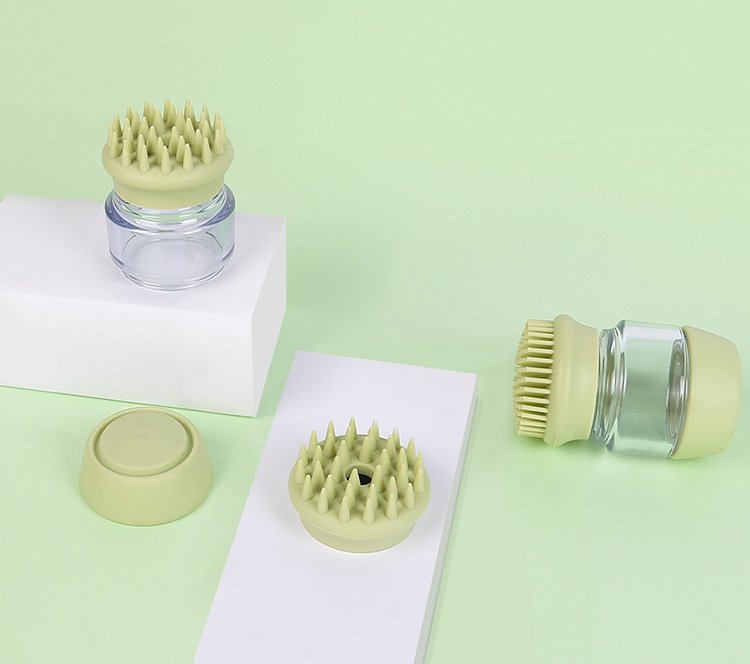 Cat Dog Multifunctional Double Head Silicone Bath Brush