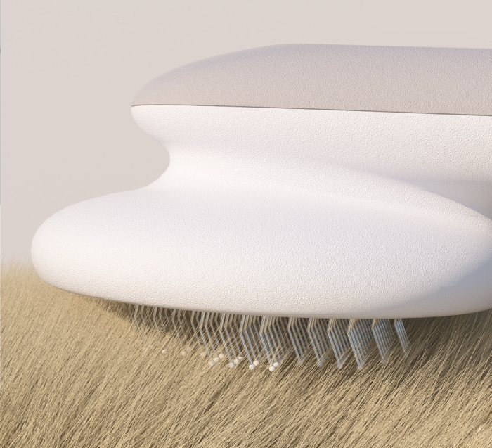 Cat Dog UFO Massage Hair Removal Brush