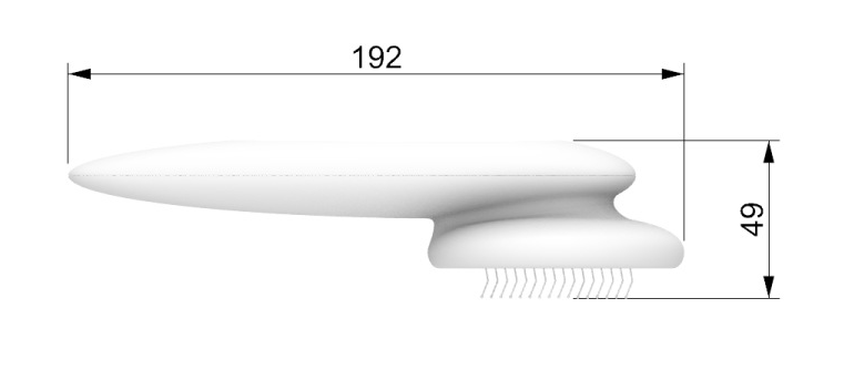 Cat Dog UFO Massage Hair Removal Brush