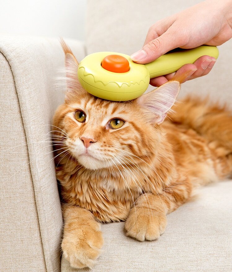 Cat Dog Donut Massage Hair Removal Brush
