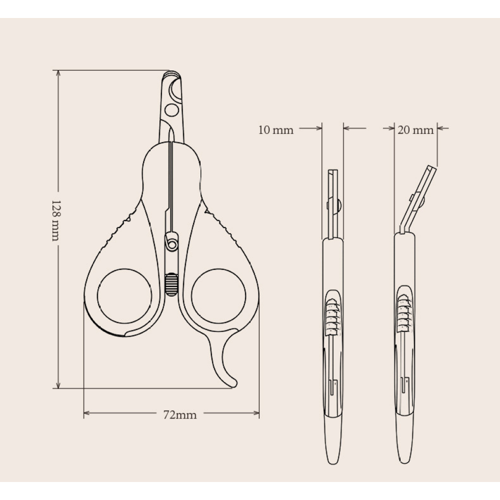 Cat Dog Stainless Steel Nail Clipper