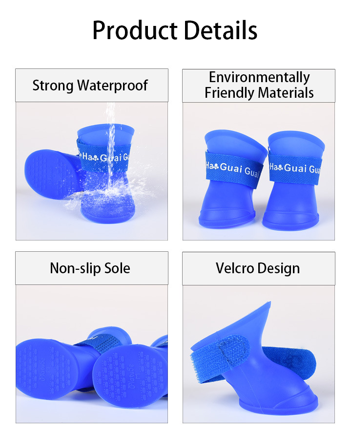 Dog Waterproof Rain Boots