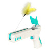 Cat Teaser Wand Exercise Funny Lolipops Gun Interactive Cat Toy Gun Shape Toy With Ball & Feather