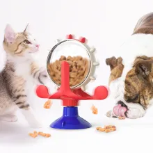 Cat Dog Slow Food Toy Interactive Turntable00
