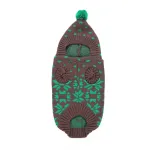 Dog Sweater Striped Christmas Snowflake Style Turtleneck Fall And Winter Clothes For Small Medium Dogs