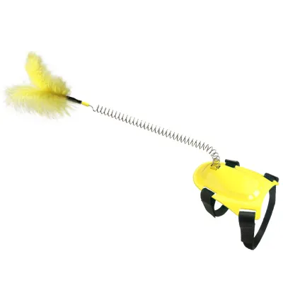 Cat Teaser Wand Cat Interactive Feather Toys Foot Funny Control Feather Stick IQ Training Exercise Playing Cat Toys 02