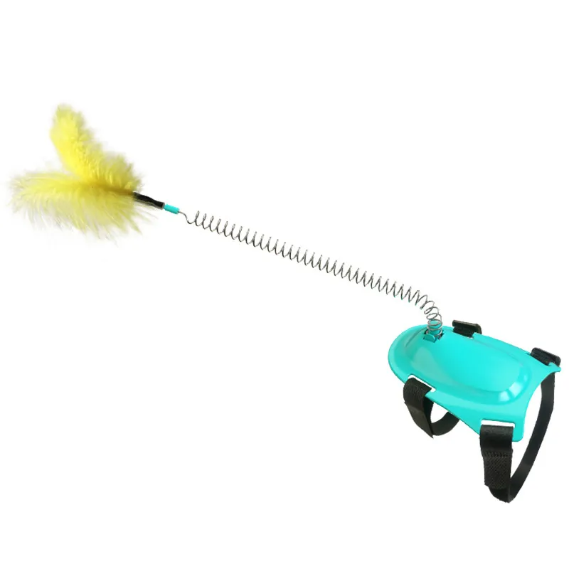 Cat Teaser Wand Cat Interactive Feather Toys Foot Funny Control Feather Stick IQ Training Exercise Playing Cat Toys02