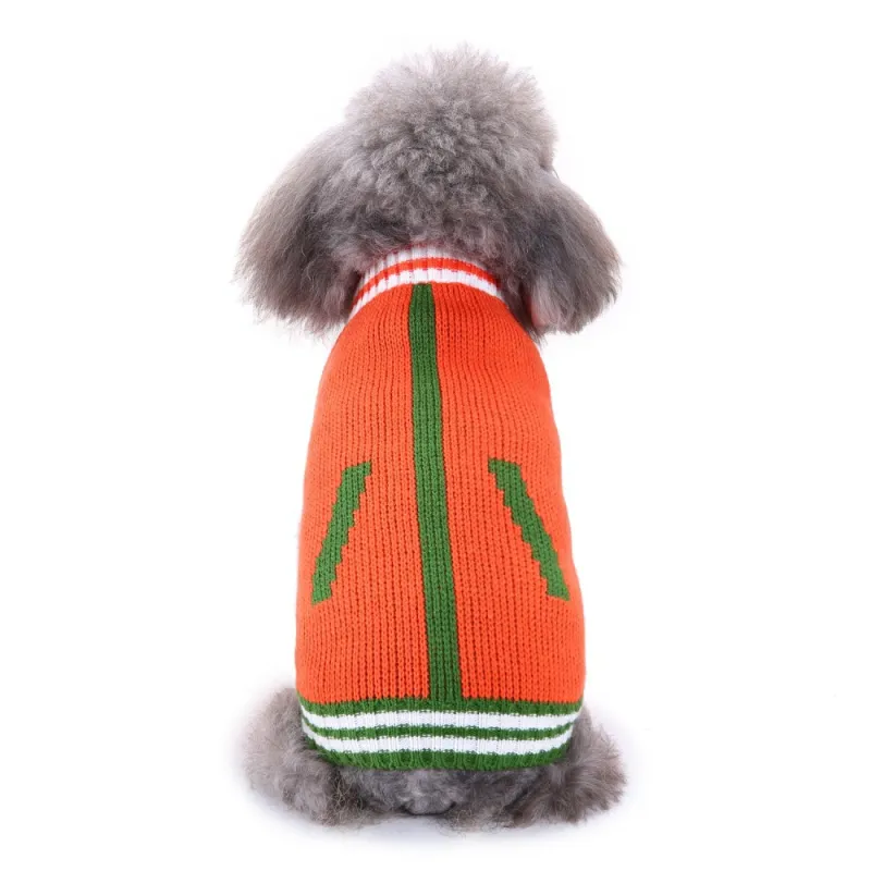 Dog Sweater Multi-style High Collar Autumn Winter Coat Pet Clothes For Small Medium Dogs