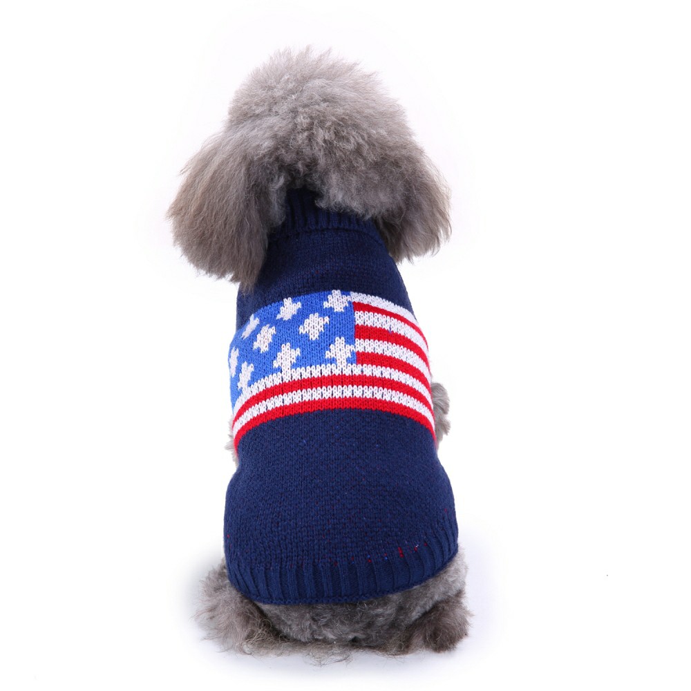 Dog Sweater Multi-style High Collar Autumn Winter Coat Pet Clothes For Small Medium Dogs