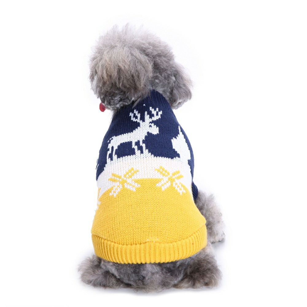 Dog Sweater Multi-style High Collar Autumn Winter Coat Pet Clothes For Small Medium Dogs