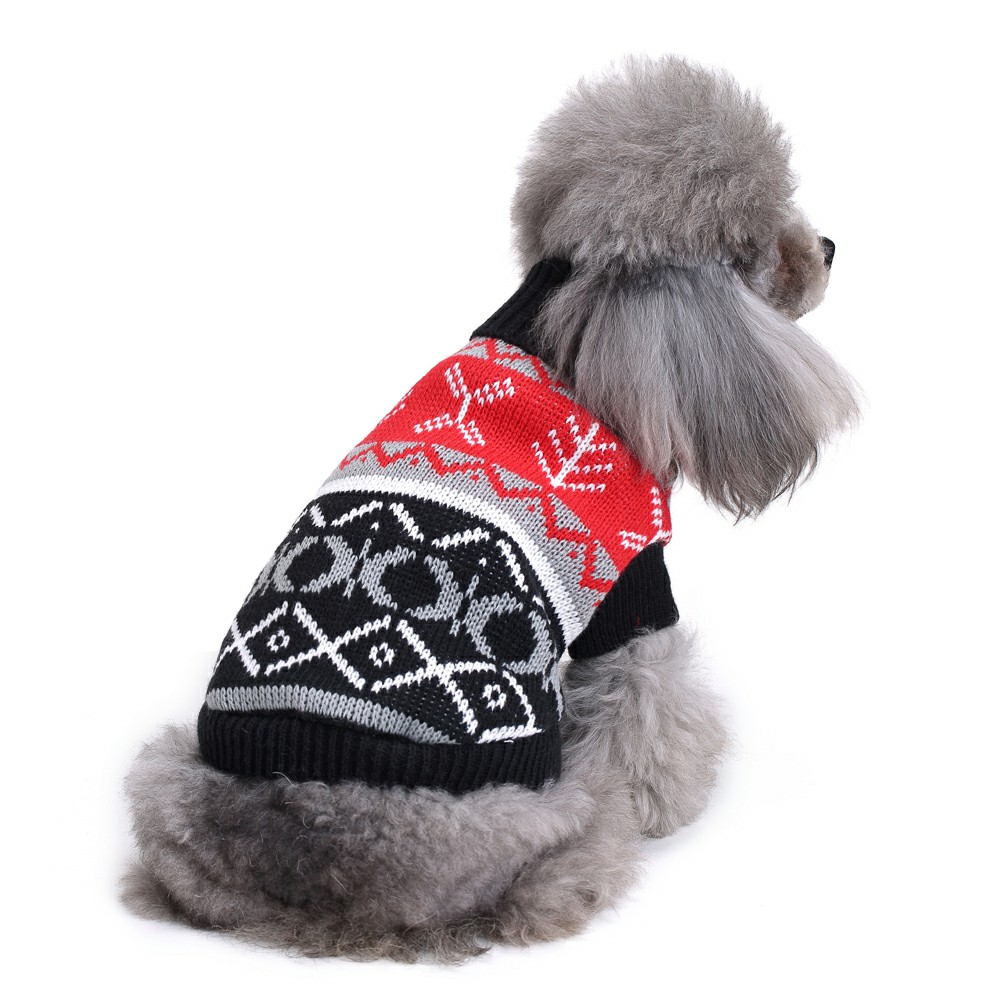 Dog Sweater Multi-style High Collar Autumn Winter Coat Pet Clothes For Small Medium Dogs