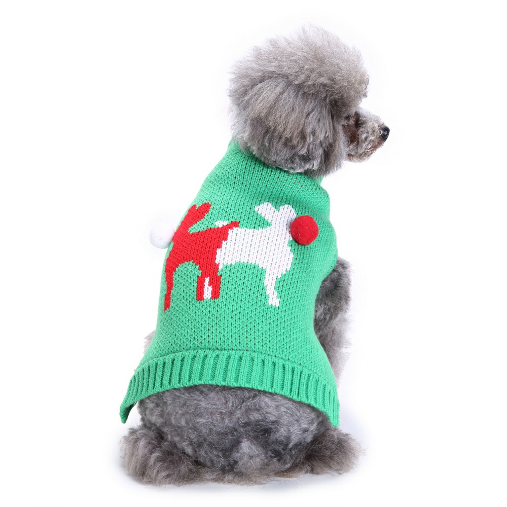 Dog Sweater Multi-style High Collar Autumn Winter Coat Pet Clothes For Small Medium Dogs