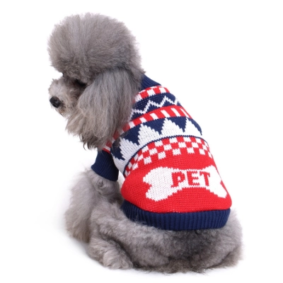 Dog Sweater Christmas snowflake halloween Style Fall And Winter Clothes Winter Coat Pet Clothes 01