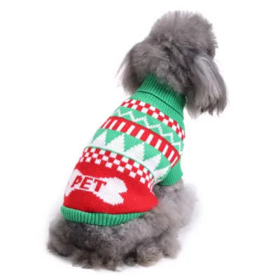 Dog Sweater Christmas snowflake halloween Style Fall And Winter Clothes Winter Coat Pet Clothes 02