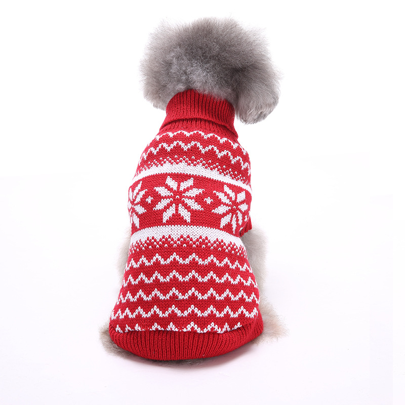 Dog Sweater Christmas snowflake halloween Style Fall And Winter Clothes Winter Coat Pet Clothes