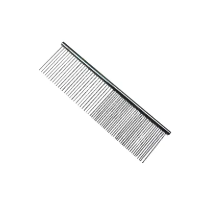 Cat Dog Double Tooth Long Row Steel Comb 01