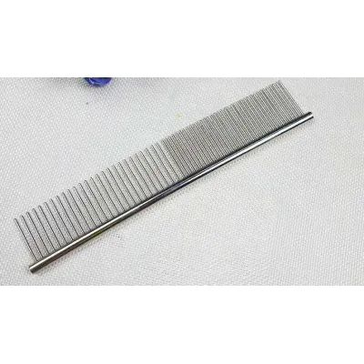 Cat Dog Double Tooth Long Row Steel Comb 02