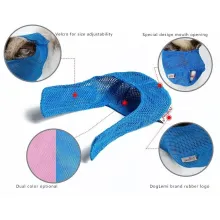 DOGLEMI Cat Muzzle Breathable Mesh Muzzle Adjustable Cat Mask That Prevents Eating Biting And Barking04
