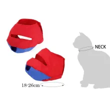 DOGLEMI Cat Mouth Nylon Mouth Cover Adjustable Cat Mask To Prevent Eating Bite And Barking05