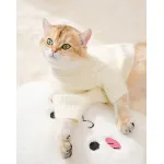 Cat Faux Mink Knit Sweater Warm Clothes Comfortable Cat Knitted Autumn And Winter Clothing