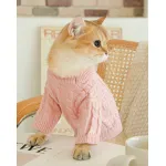 Cat Twist Knitting Sweater Warm And Comfortable Cat Autumn And Winter Clothing