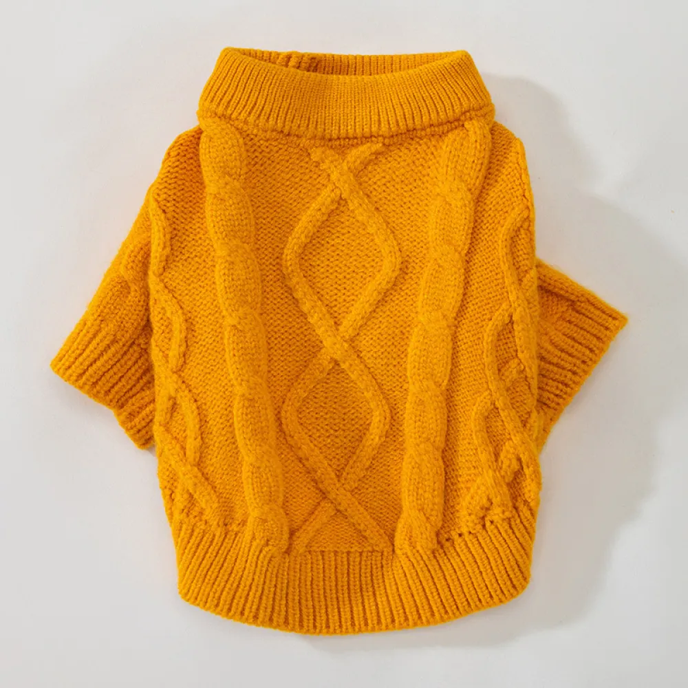 Cat Twist Knitting Sweater Warm And Comfortable Cat Autumn And Winter Clothing