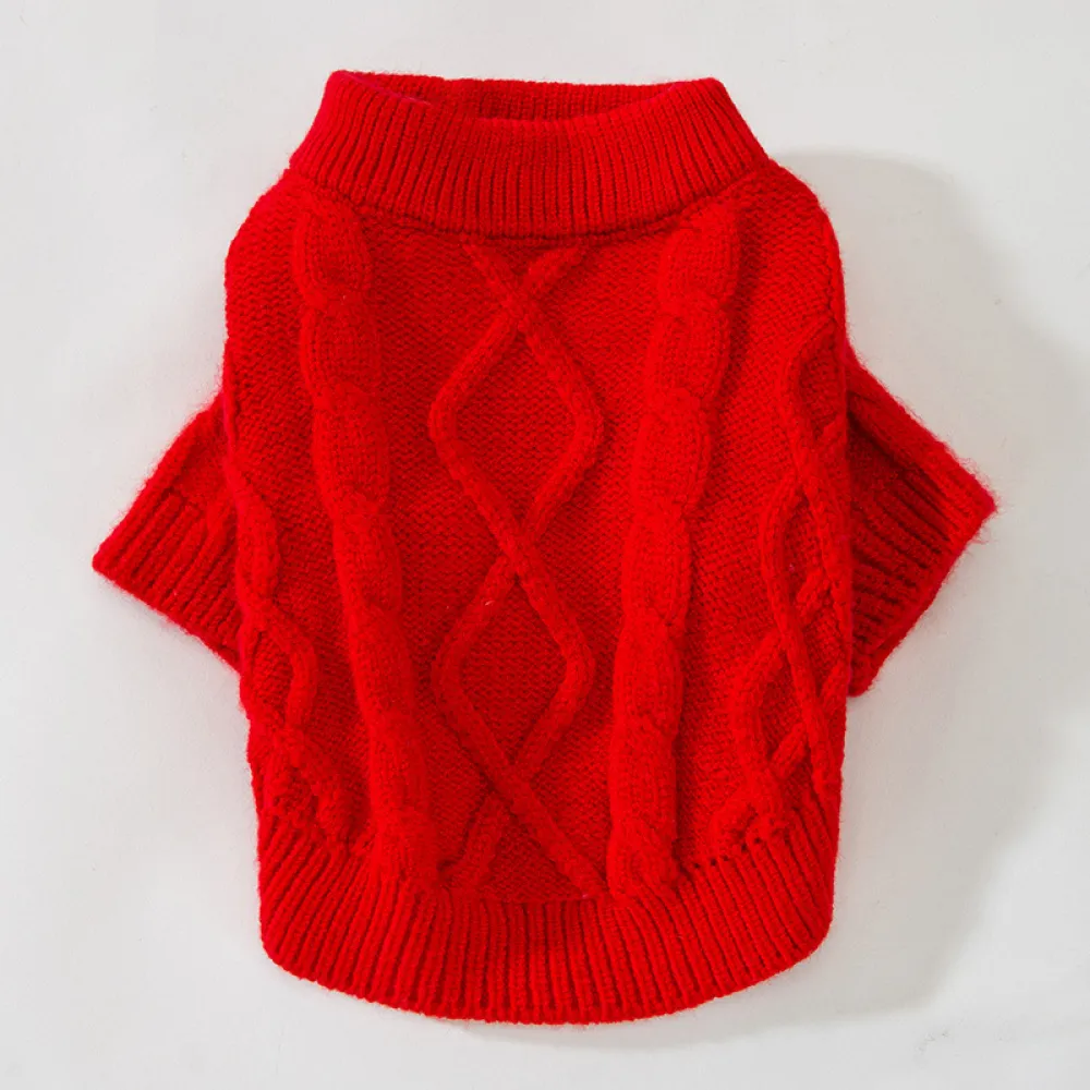 Cat Twist Knitting Sweater Warm And Comfortable Cat Autumn And Winter Clothing