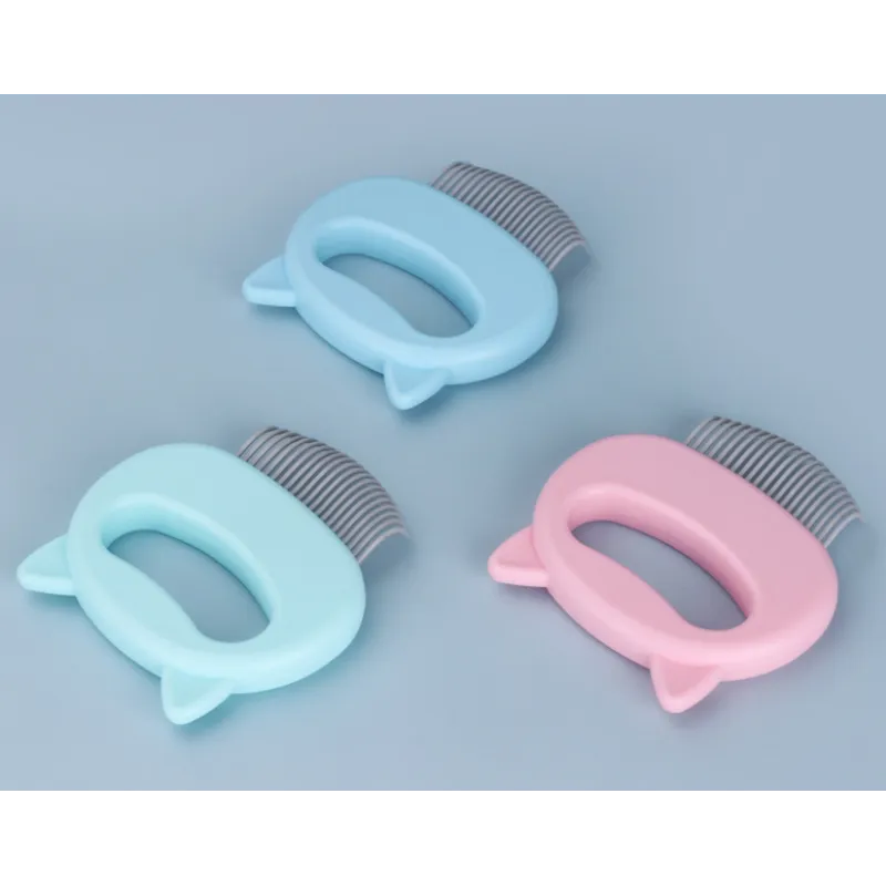 Cat Dog Stainless Massage Steel Shell Comb