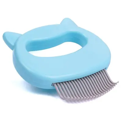 Cat Dog Stainless Massage Steel Shell Comb 01