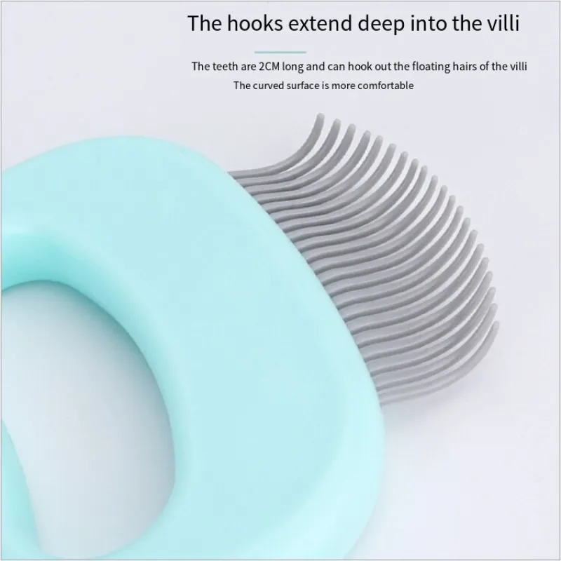 Cat Dog Stainless Massage Steel Shell Comb