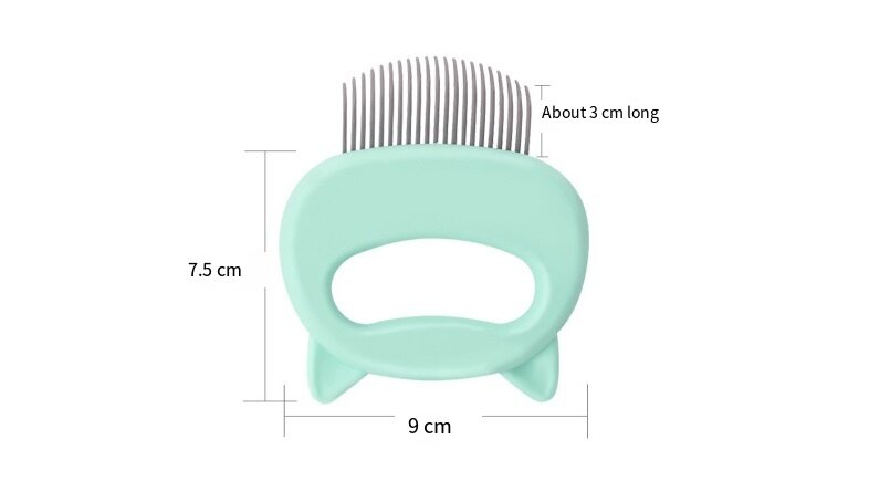 Cat Dog Stainless Massage Steel Shell Comb