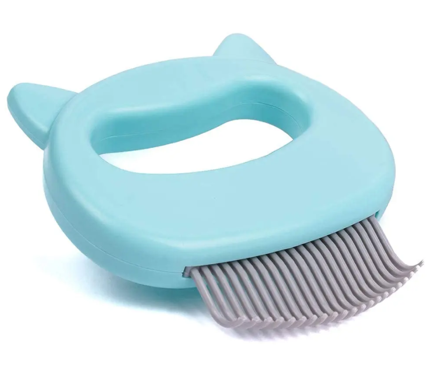 Cat Dog Stainless Massage Steel Shell Comb